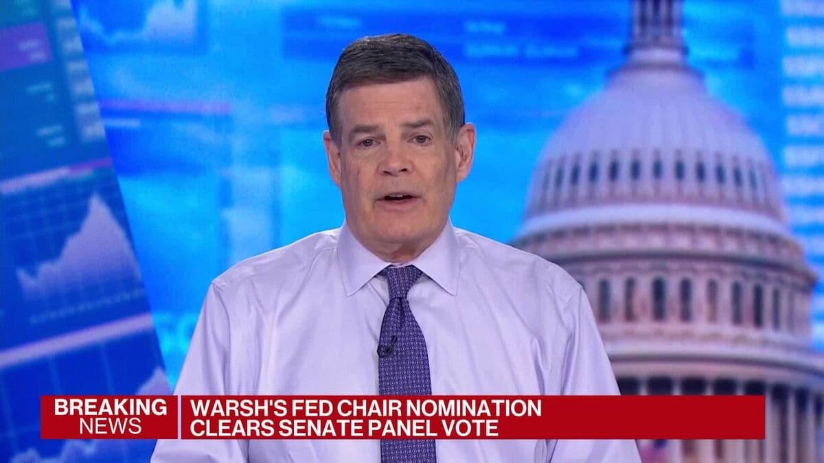 Warsh Wins Key Senate Committee Vote to Be Next Fed Chair