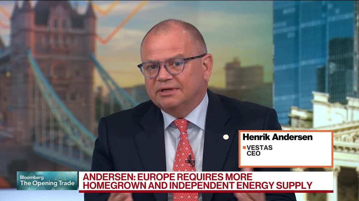 Vestas CEO on Demand, European Energy Security