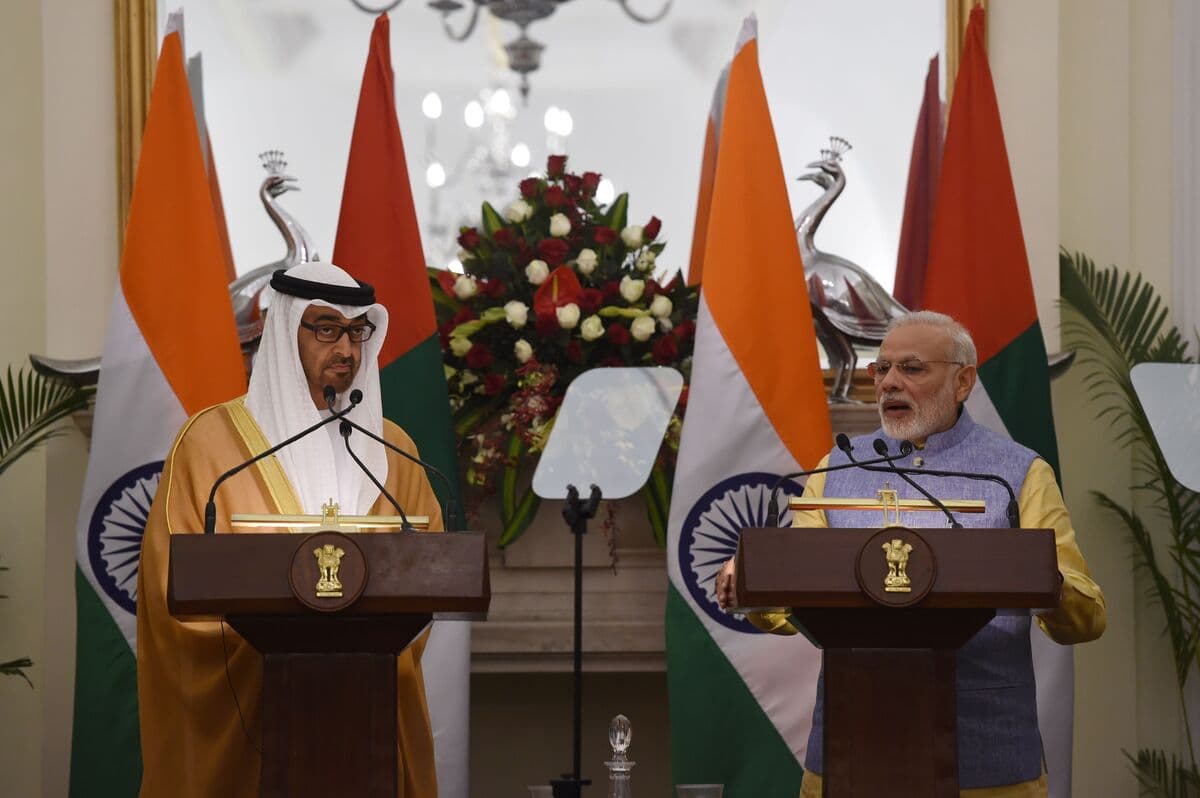 Energy Supply Focuses Indian Prime Minister Modi's Visit to UAE