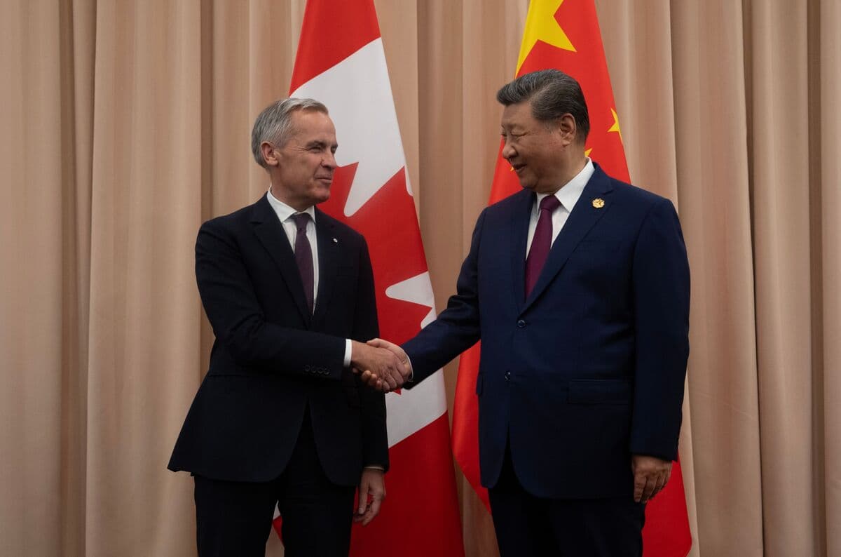 Canada’s Carney Lands in Beijing as China Urges Removing Tariffs