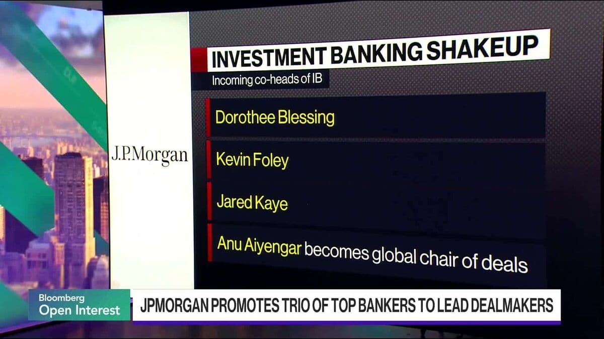 JPMorgan Appoints New Co-Heads for Global Investment Banking Division