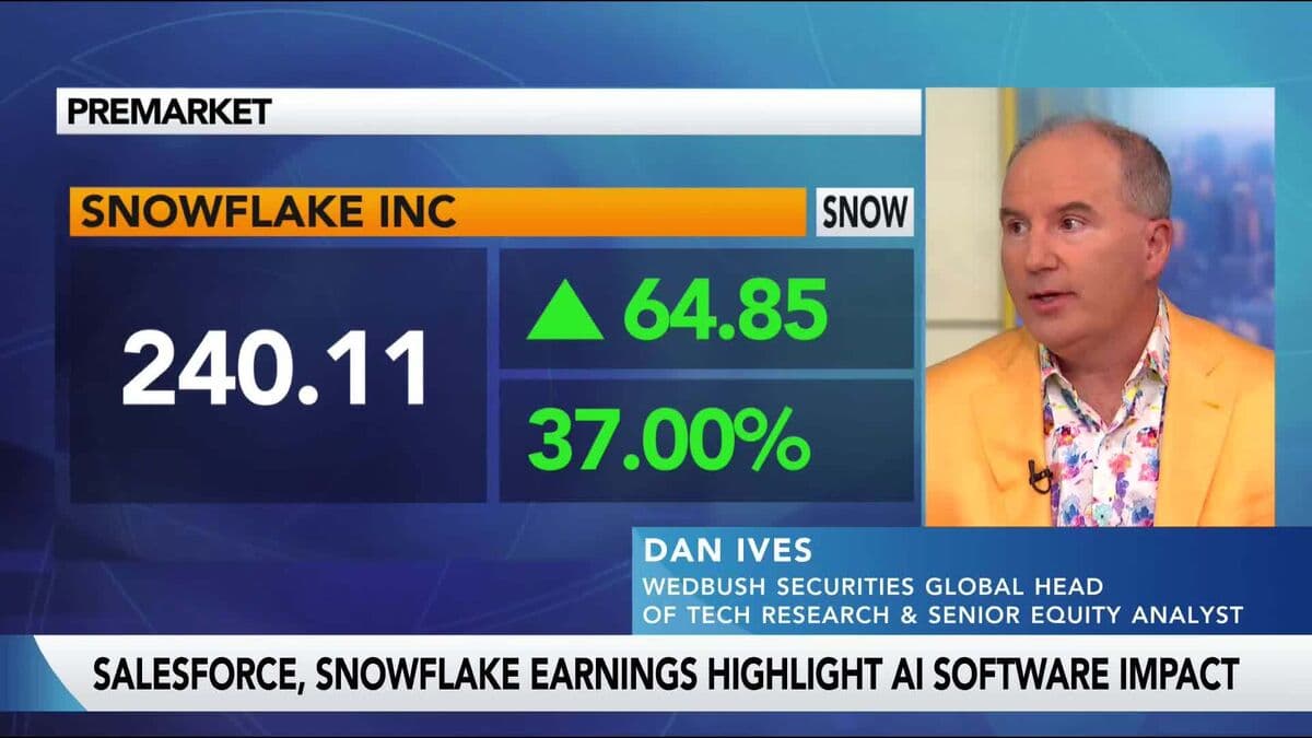 Dan Ives Highlights Snowflake's Strong Software Performance in Recent Quarter