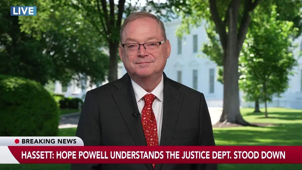 NEC's Hassett Says a Rate Hike Would Be a Mistake Right Now