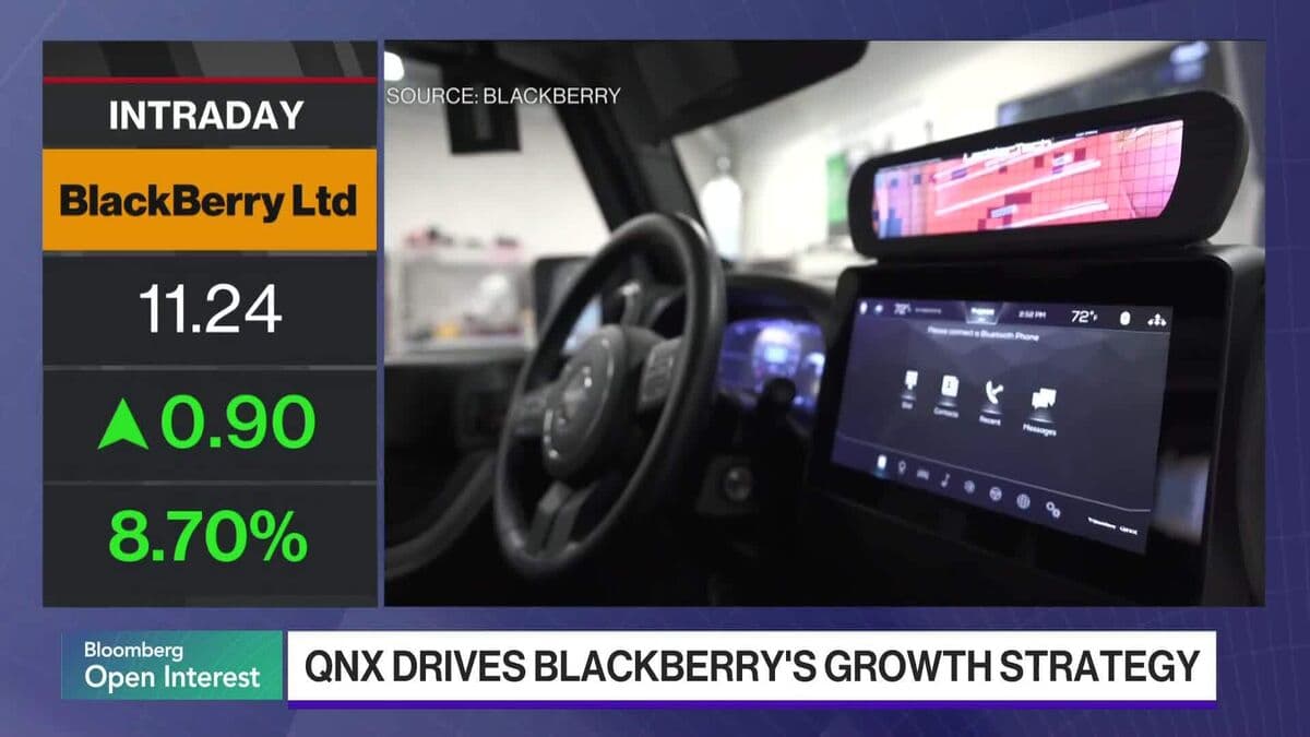 BlackBerry CEO Giamatteo Discusses Growth Driven by QNX Operating System