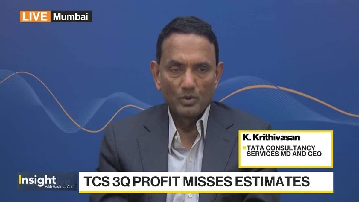 TCS CEO on India’s IT Outlook and AI Strategy