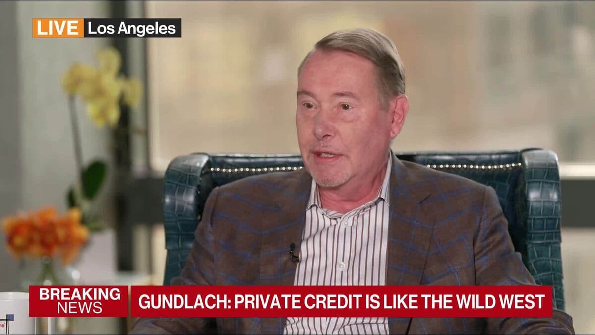 Gundlach Warns About the Risks Facing Private Credit
