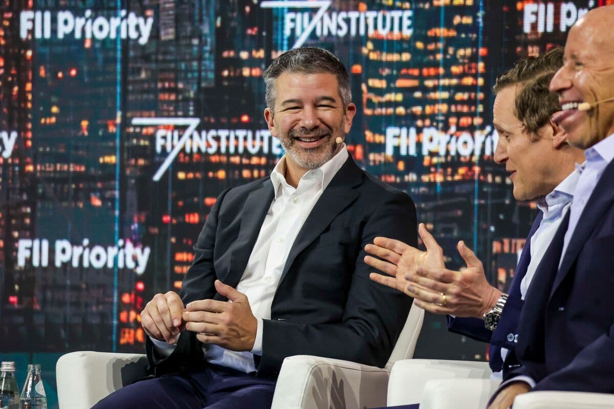 Ex-Uber CEO Kalanick Debuts Plan for ‘Gainfully Employed Robots’