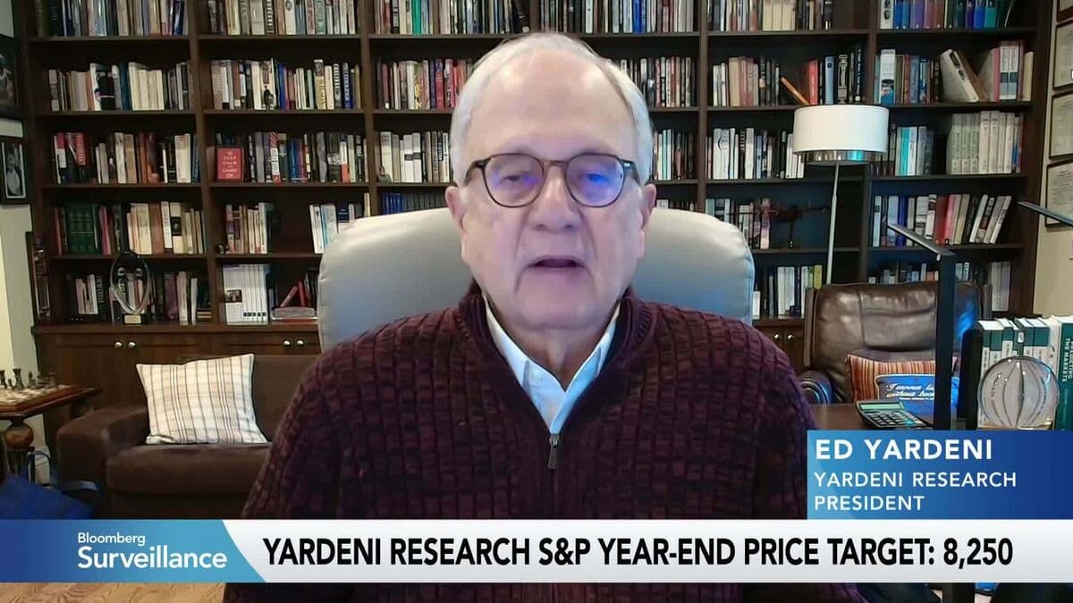 Ed Yardeni Raises S&P 500 Year-End Target to 8,250 Amid Strong Earnings