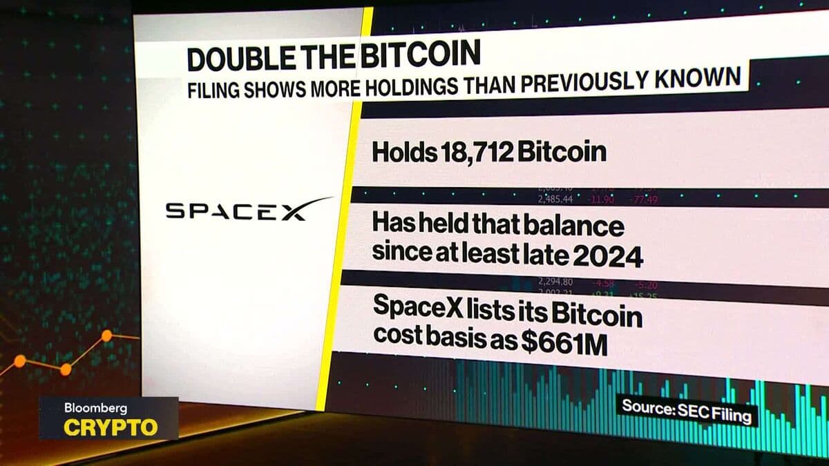 SpaceX Holds Over Twice the Bitcoin Previously Estimated, SEC Filing Reveals
