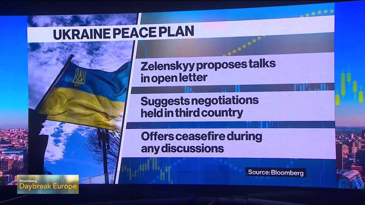 Zelenskyy Calls for Peace Talks with Putin in Open Letter