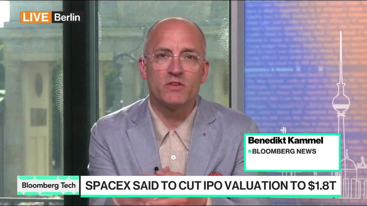 SpaceX Adjusts IPO Valuation Target to $1.8 Trillion
