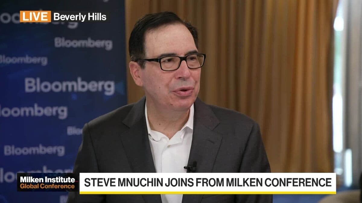 Mnuchin Talks Semiannual Reporting, AI and Fed Rates