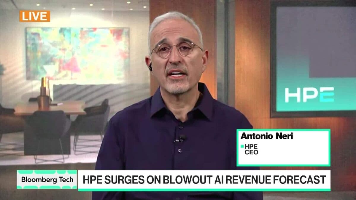 HPE CEO Neri Discusses Strong AI Revenue Forecast and Company Strategy