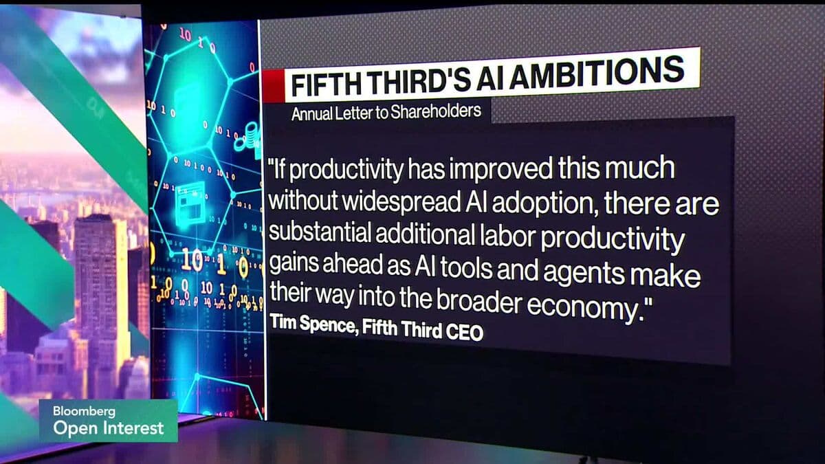 Fifth Third CEO: AI Writing 40% of Code
