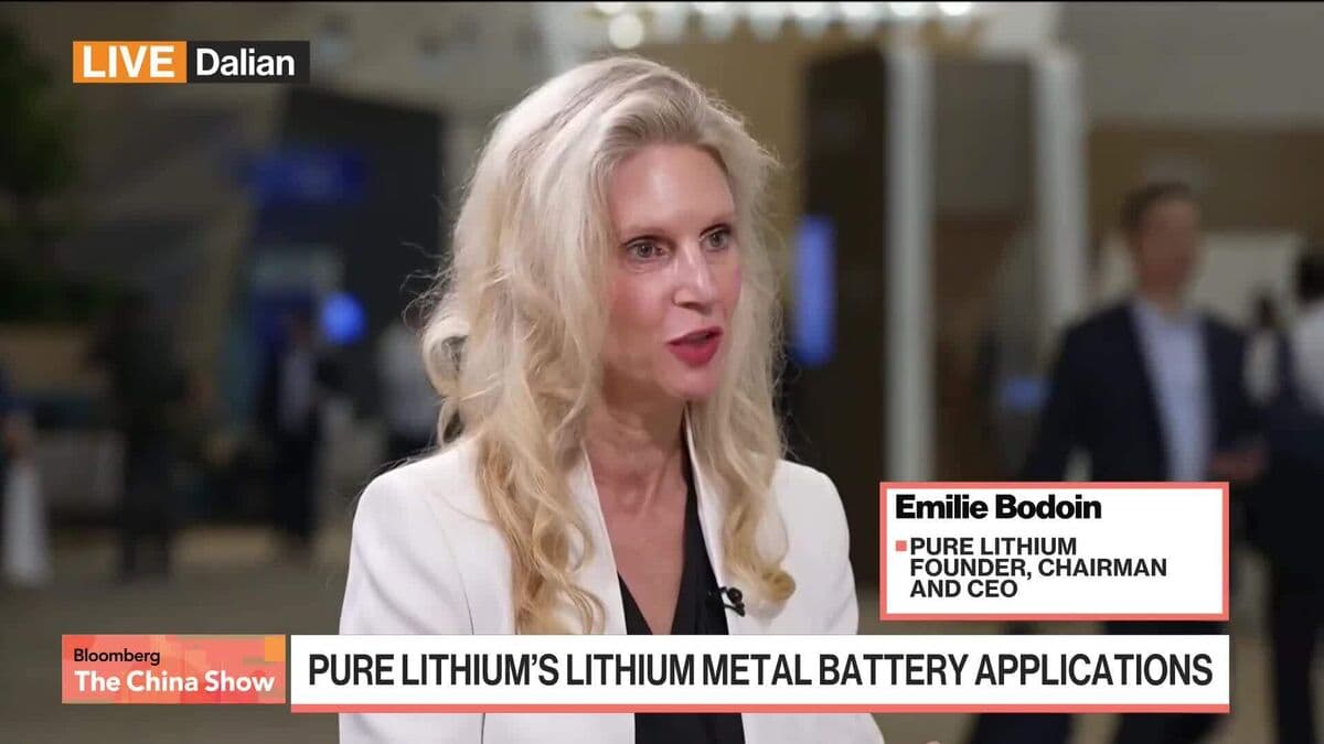 Pure Lithium CEO Emilie Bodoin Discusses Battery Technology Advances