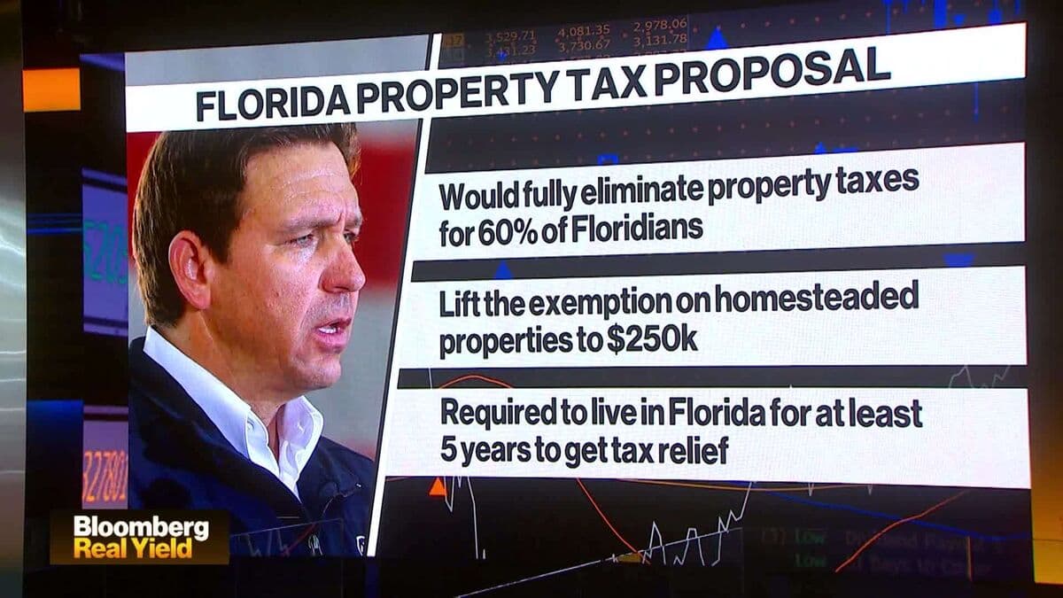 DeSantis Unveils Plan to Eliminate Property Taxes on Primary Homes in Florida
