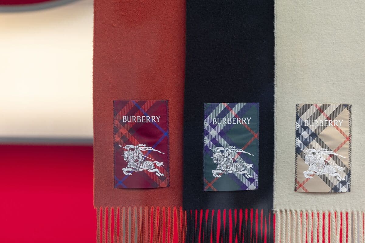 Burberry Reports Strong Sales Growth Driven by Scarf Demand