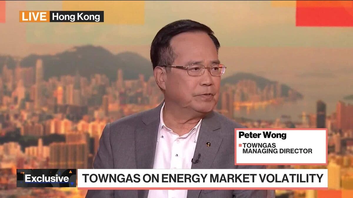 Hong Kong's Towngas Says Gas Supply Remains Secure