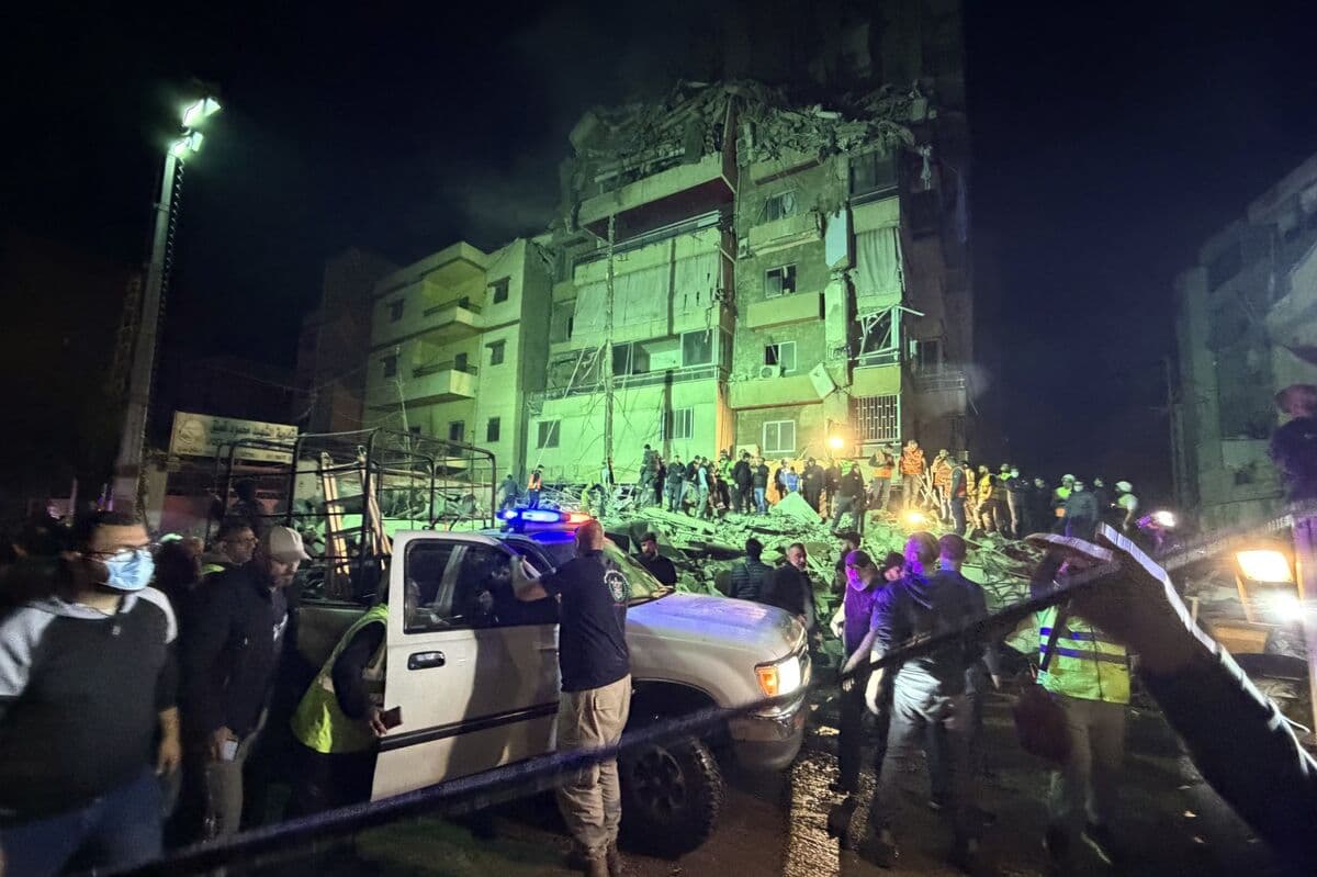 Israeli Army Carries Out First Strike on Beirut Since Ceasefire