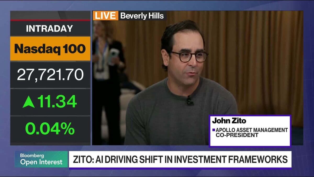 Apollo's Zito on Fears Facing Private Credit Investors