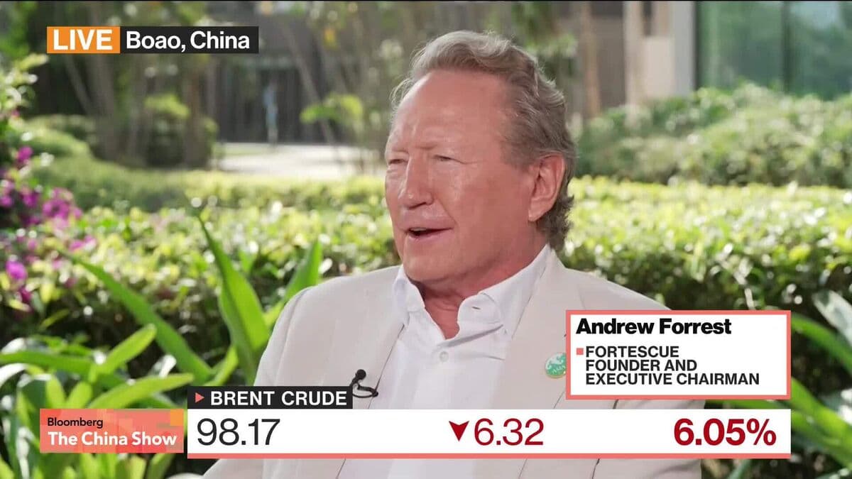 Fortescue's Forrest Urges Quick US-Iran Off-Ramp