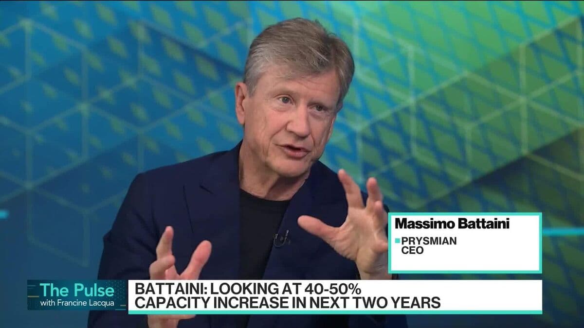 Prysmian Shares Rise on CEO's €4 Billion M&A Comments