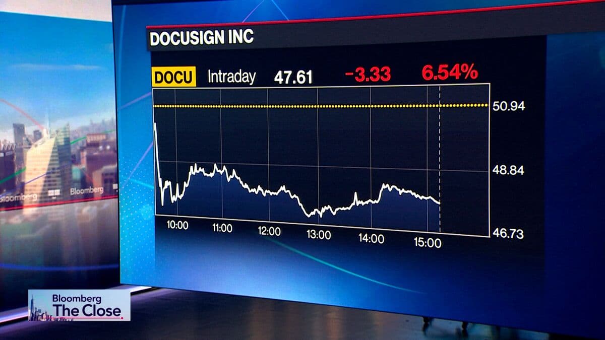 DocuSign Shares Drop After Full-Year Guidance Disappoints Investors