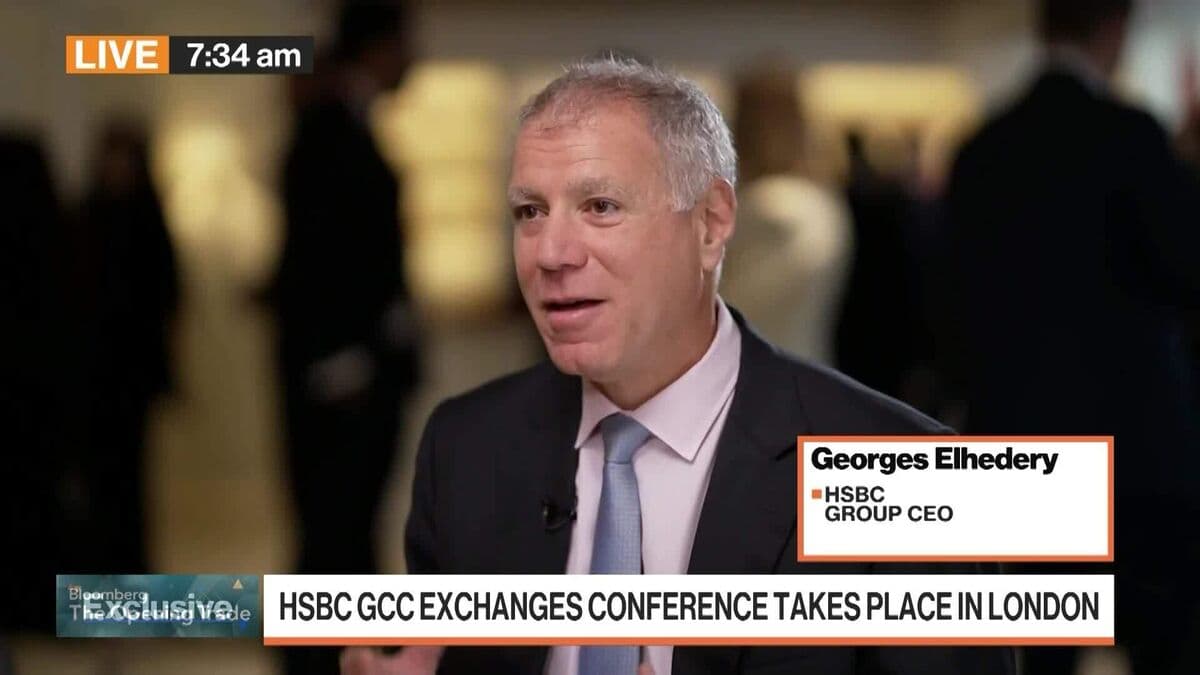 HSBC CEO Georges Elhedery Discusses GCC Recovery and Importance of Human Judgment in AI