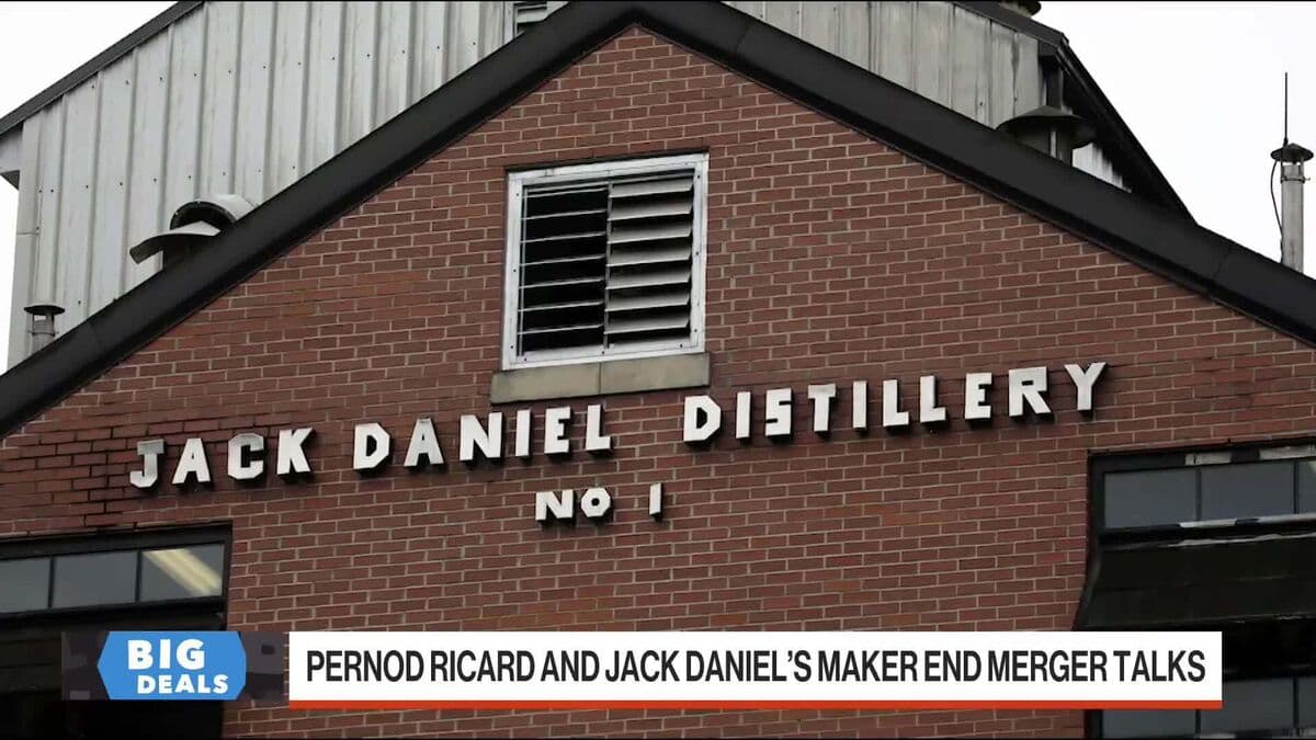 Pernod Ricard and Jack Daniel’s Maker End Merger Discussions