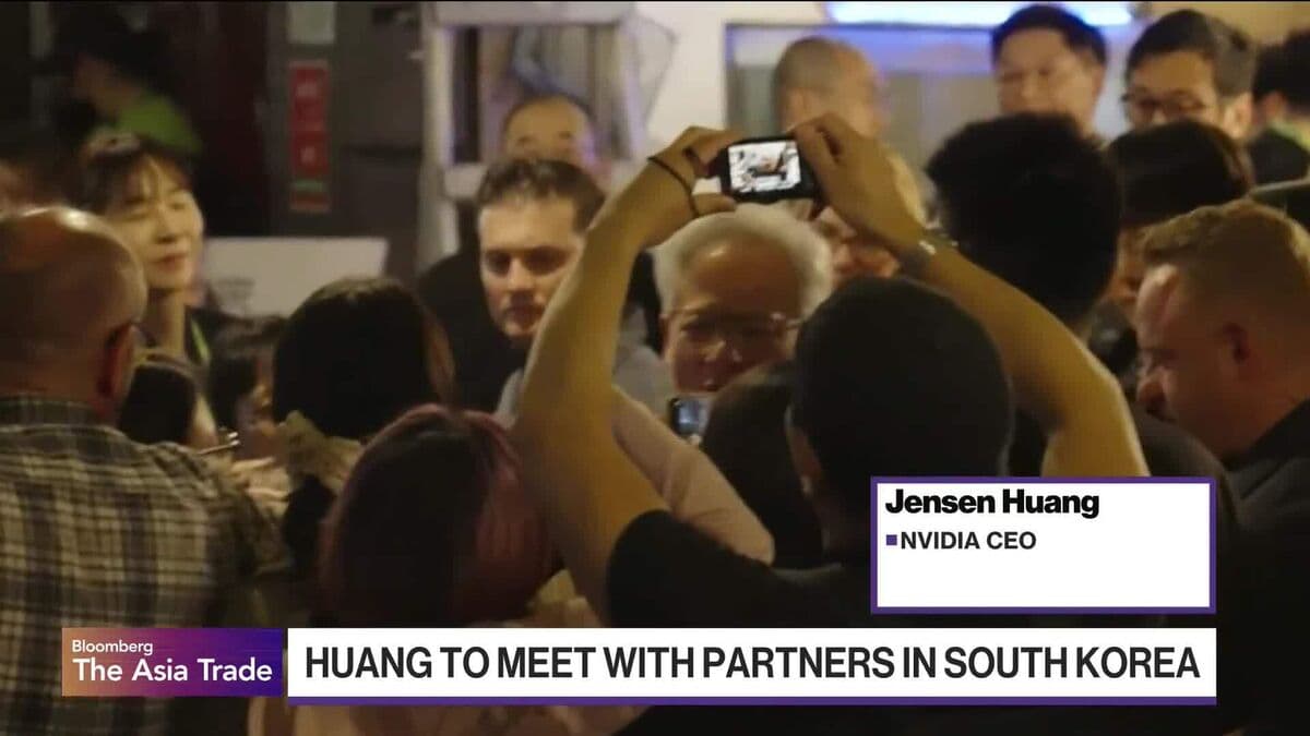 Nvidia's Jensen Huang Discusses Partnerships with South Korean Tech Firms