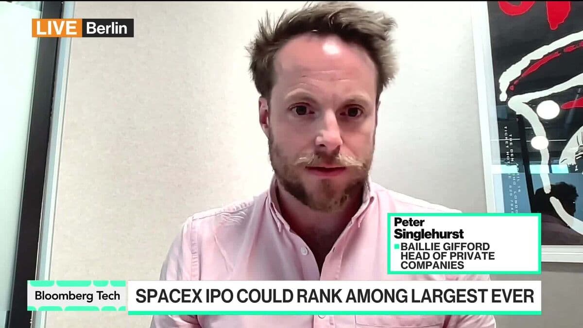 Baillie Gifford's Singlehurst Highlights SpaceX's Track Record with Bold Ideas
