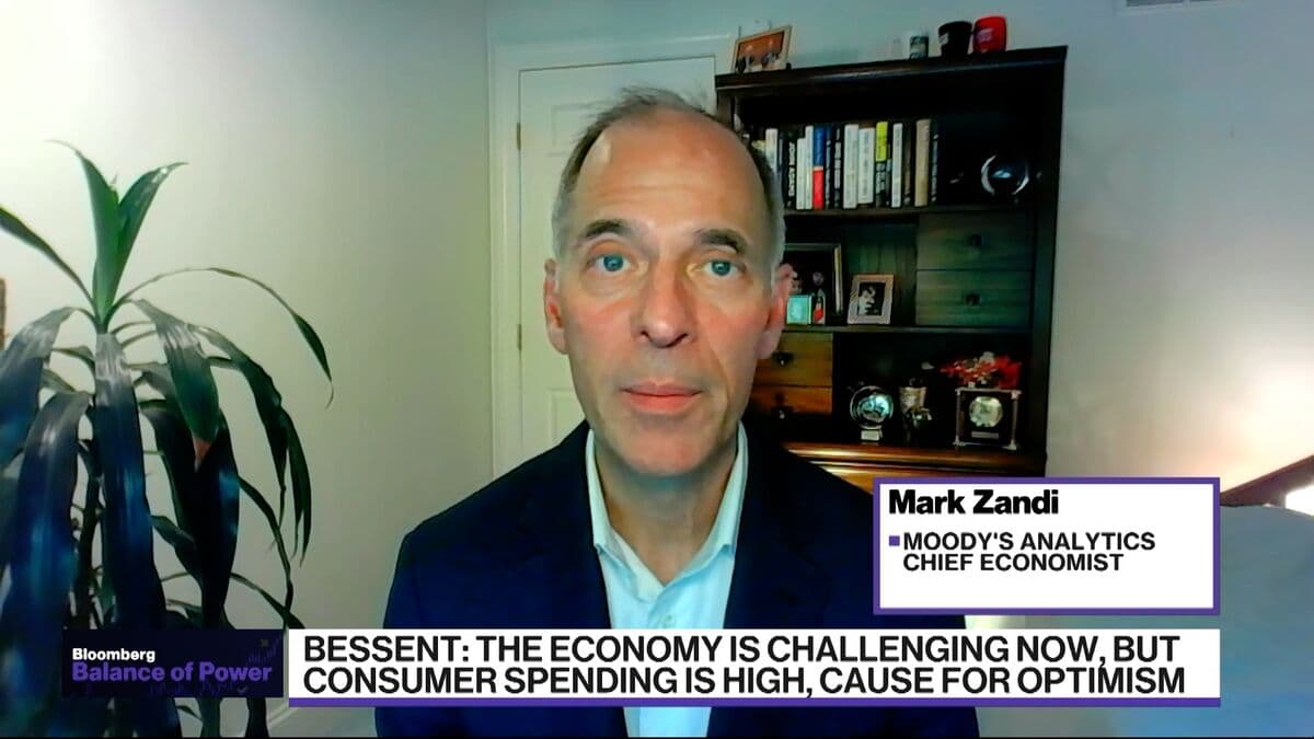 Mark Zandi Warns US Economy Faces Increased Recession Risk