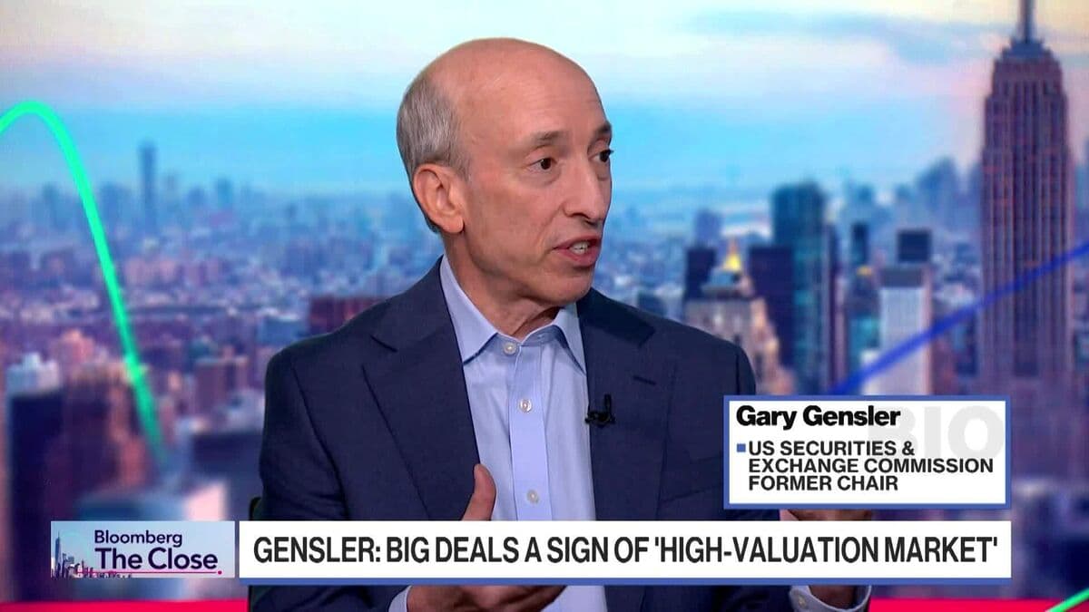 Gensler: Major IPOs Indicate a High-Valuation Market Environment