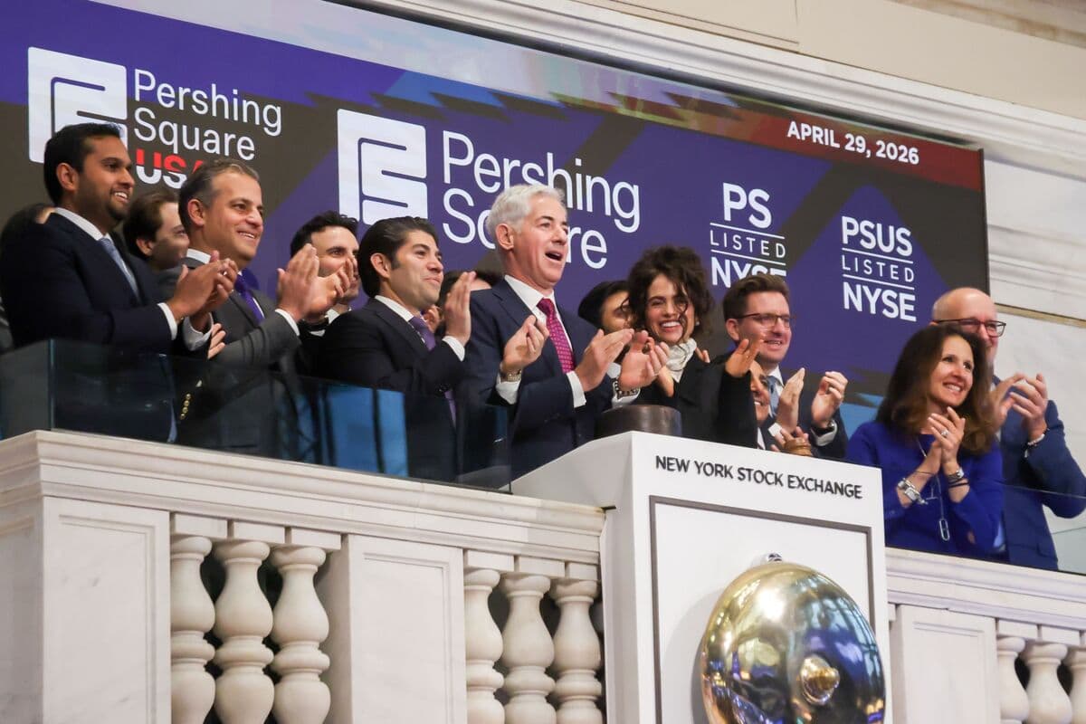 Bill Ackman Bought Pershing Square Shares in First Trading Day