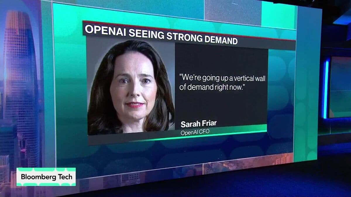 OpenAI CFO Sees ‘Vertical Wall of Demand’ for Products