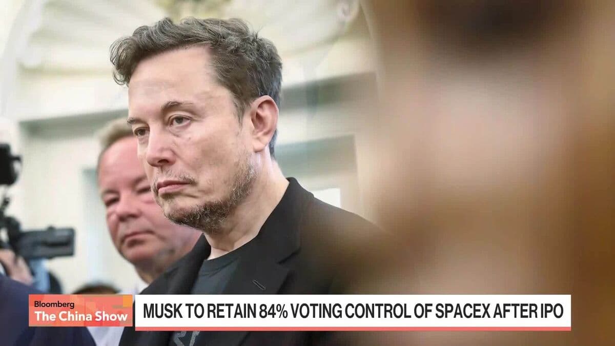 Elon Musk to Maintain 84% Voting Power Following SpaceX IPO