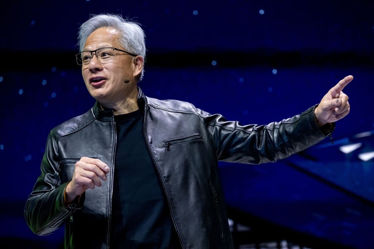 Nvidia’s Jensen Huang Urges AI Leaders to Avoid Fearmongering