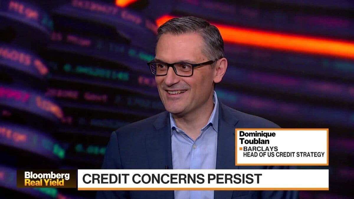 'No Immediate Implosion' in Credit: Barclays' Toublan