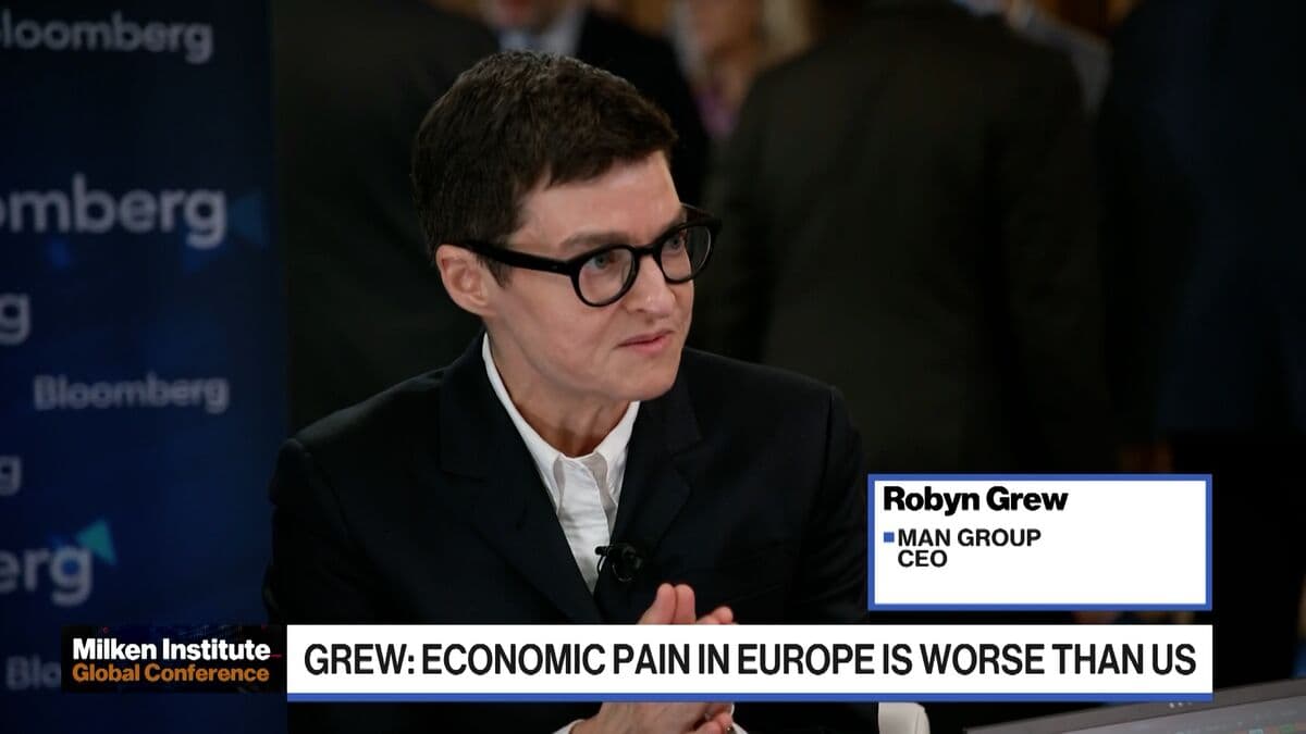 Man Group CEO: Economic Pain in Europe Worse than US