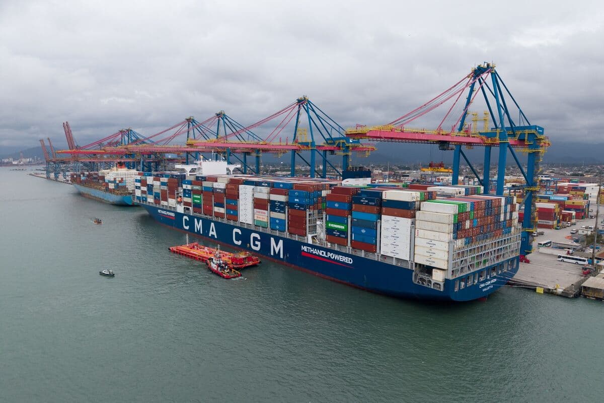 Brazil Launches Its First Ethanol-Powered Container Ship from Santos Port