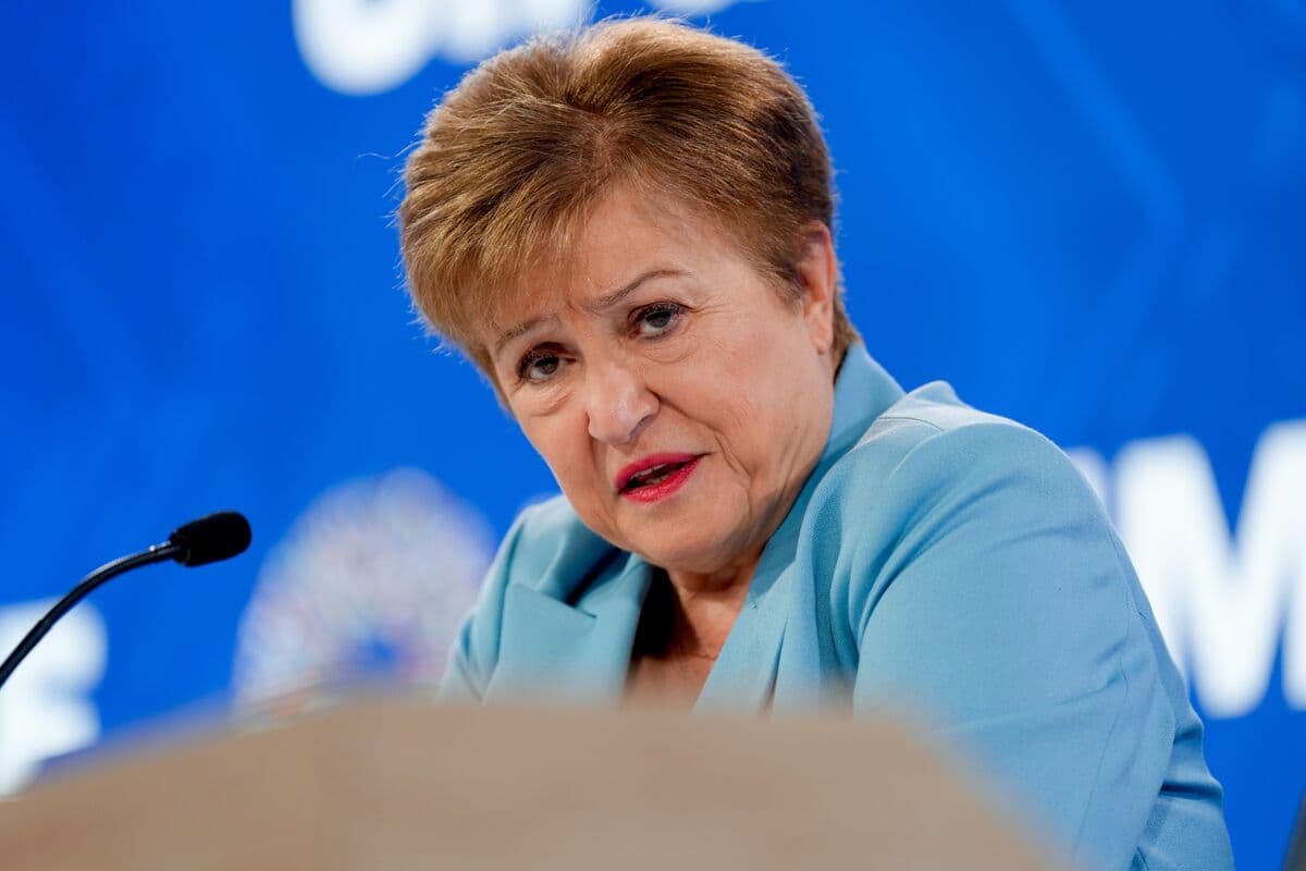 IMF’s Georgieva to Meet Zelenskiy in Trip to Ukraine This Week