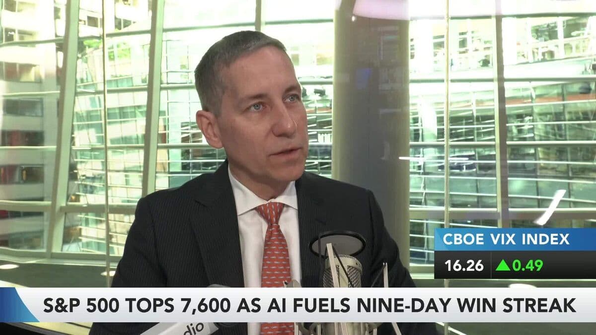 S&P 500 Reaches 7,600 Mark Amid AI-Driven Nine-Day Winning Streak