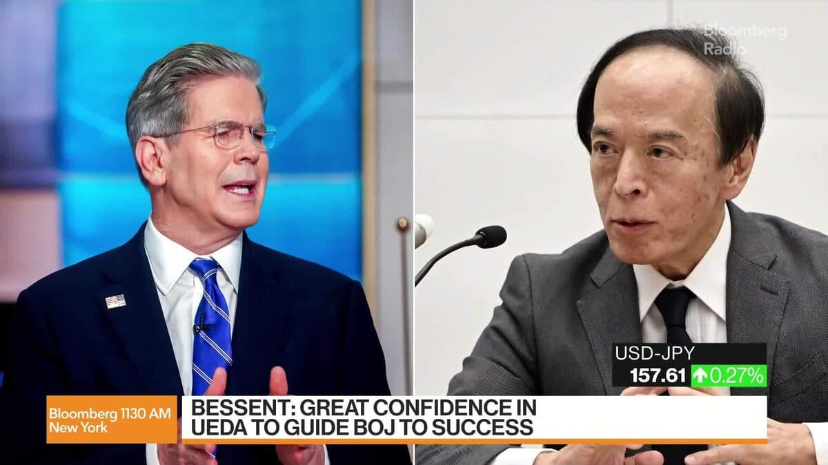 Bessent Affirms Excess FX Volatility Is Undesirable During Japan Visit