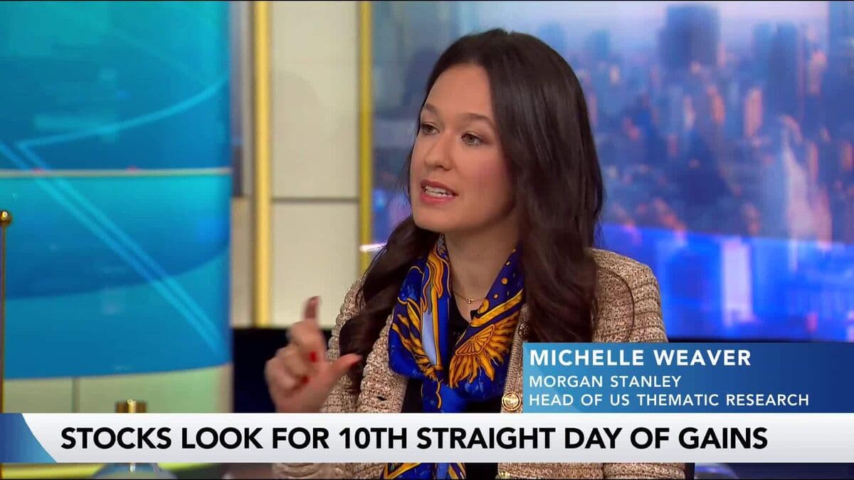 Morgan Stanley's Michelle Weaver Predicts Ongoing AI Influence on Equities