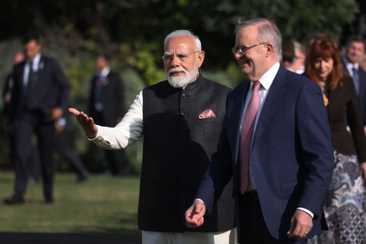 Australia and India Sign Landmark Uranium Sale Agreement During Modi's Visit