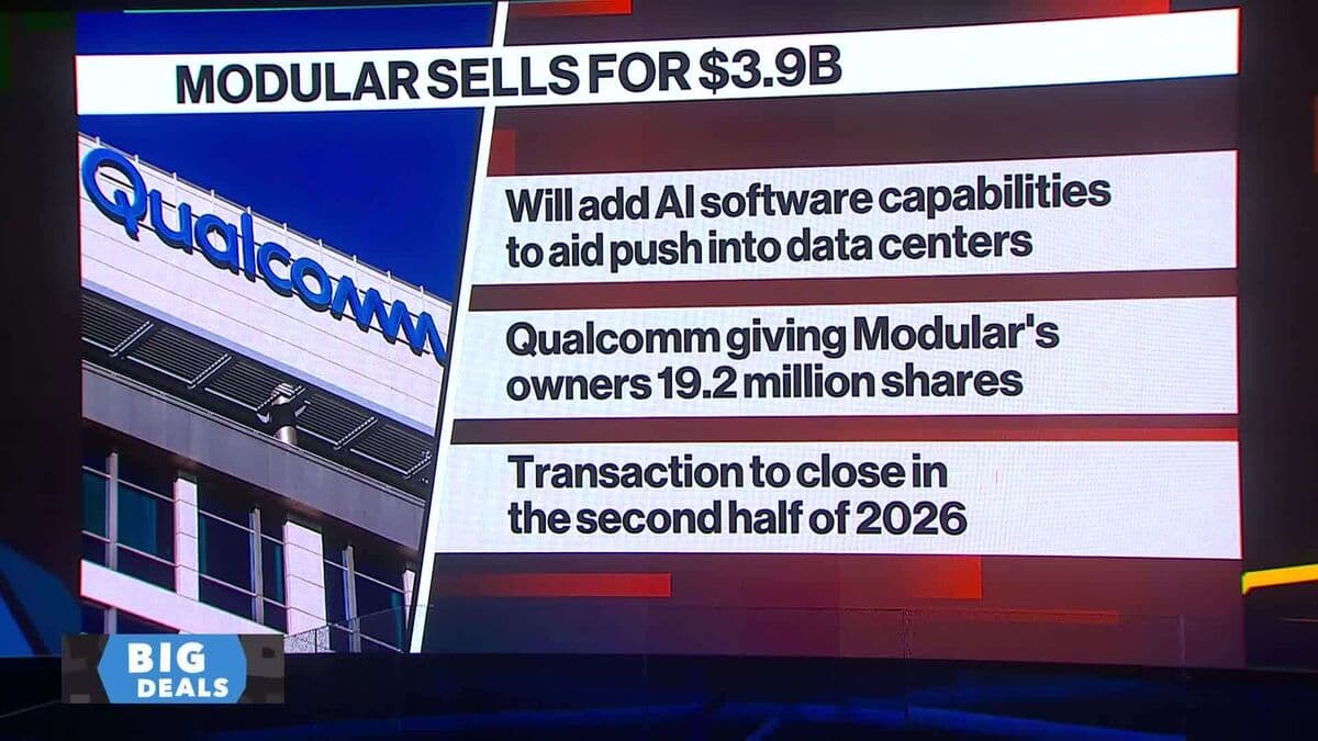 Qualcomm Acquires Modular for $3.9 Billion to Enhance AI Capabilities