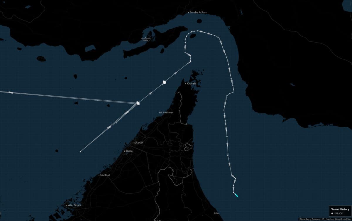 Pakistan Oil Tanker Transits Hormuz After Hugging Iran’s Coast