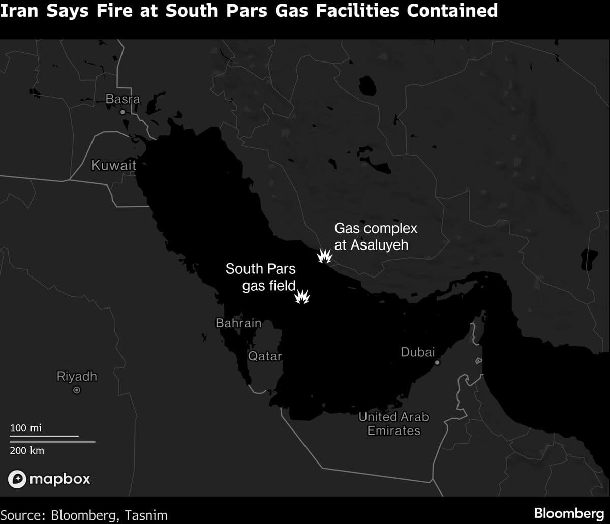 Oil Advances After Iran, Israel Strike Major Energy Assets