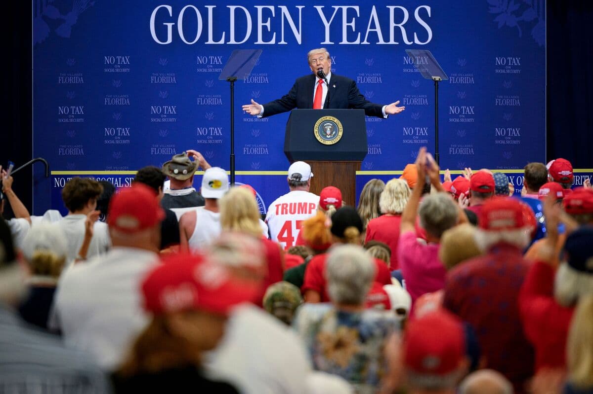 Trump Seeks to Woo Seniors by Touting Tax Law, Drug Cost Push