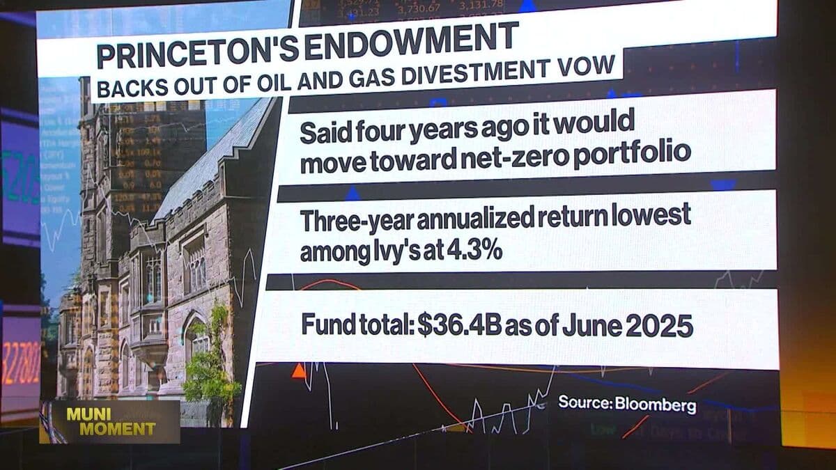 Princeton University Endowment Reverses Oil and Gas Divestment Commitment